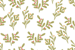 Seamless pattern with Christmas fir branches. Ideal for background. Christmas design png