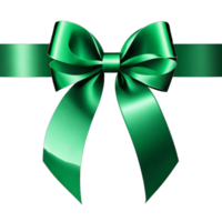 Christmas bow and ribbon cutout with different colors and a transparent background. set of colorful bows png