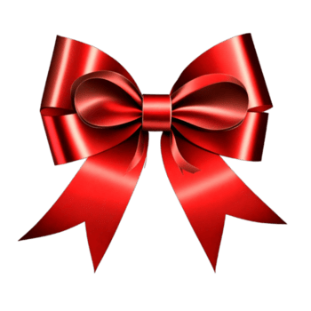 Navidad arco y cinta separar con diferente colores y un transparente antecedentes. conjunto de vistoso arcos png