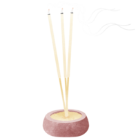 Incense sticks for worshiping buddha or gods png