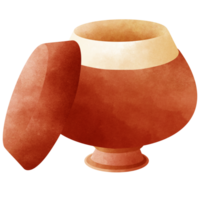 Monk's alms bowl with toro cloth png