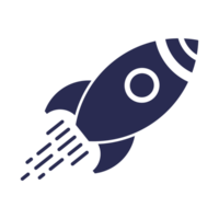 vaisseau spatial icône. symbole png