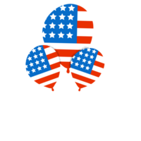 American flag balloons. png