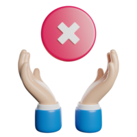 Hands Reject Gesture png