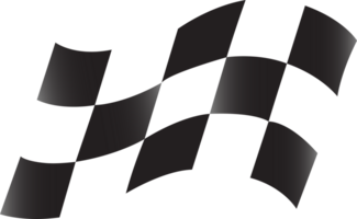 Checkered racing flag background. Racing sign. Chequered racing flag on flagstaff. Black and white finish, start mark. Racing symbol png