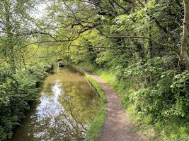 un ver de el Shropshire Unión canal cerca ellesmere foto
