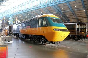 York in the UK on 30 March 2024. A view of a Locomotive in the National Railway Museum photo