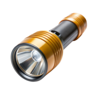 High-Quality Modern LED Flashlight on a Transparent Background png