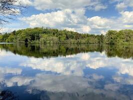 A view of Blakemere Lake near Ellesmere in Shropshire photo