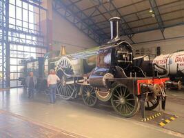 York en el Reino Unido en 30 marzo 2024. un ver de un locomotora en el nacional ferrocarril museo foto