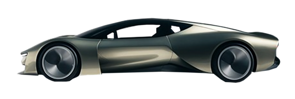 ein atemberaubend futuristisch Auto Foto png