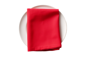 Cloth Napkin Design On Transparent Background png