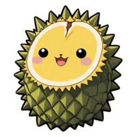 färsk durianfrukt png