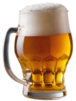 glas van vers bier png