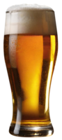 Glass of fresh beer png