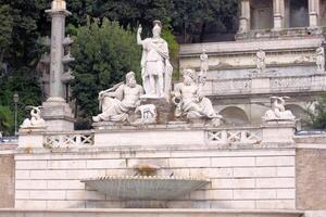 A view of Rome in Italy photo