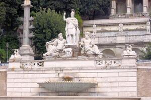 A view of Rome in Italy photo