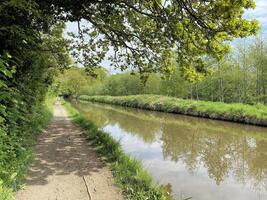 un ver de el Shropshire Unión canal cerca ellesmere foto