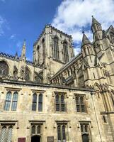 A view of York Minster on a sunny spring day photo