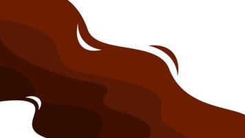 Melted chocolate drip. melted chocolate background. chocolate background for packaging. vector