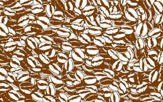 coffee background. Coffee beans in frames, border. Coffee beans background. Coffee Beans Illustration for packaging. vector