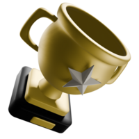 3D Golden Trophy png