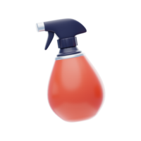 Spray Bottle 3D Icon. Water spray bottle 3d icon png