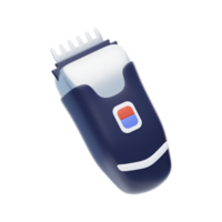 Hair Trimmer 3D Icon. Electric Clipper 3D Icon png