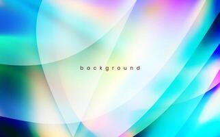 Abstract shiny light rainbow blur background design vector