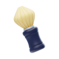 Shave Brush 3D Icon. Shaving brush 3d icon png