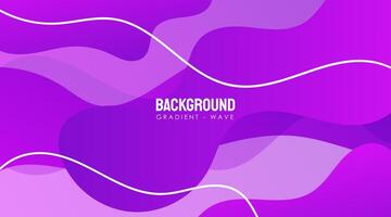 Gradient Wave Abstract Background vector