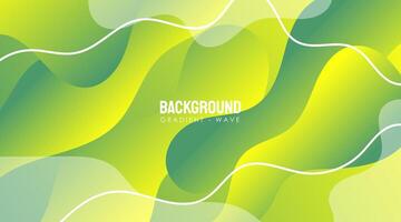 Gradient Wave Abstract Background vector