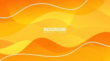 Gradient Wave Abstract Background vector