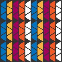 Multi-colored bright geometric seamless pattern background illustration vector