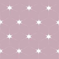 Light purple background illustration with a seamless white star pattern. vector