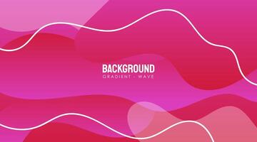 Gradient Wave Abstract Background vector