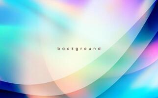 Abstract shiny light rainbow blur background design vector