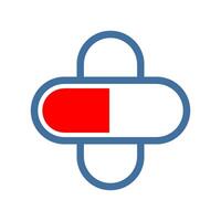 farmacia logo icono diseño vector