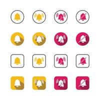 Collection of Icons set, flat colored with shadows. Thin line icons set. Flat illustration vector