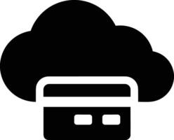 Cloud icon symbol image. Illustration of the hosting storage design vector