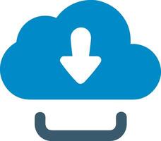 Cloud icon symbol image. Illustration of the hosting storage design vector