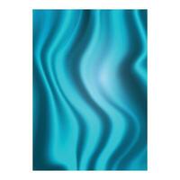 Fabric abstract blue gradient wave background design vector