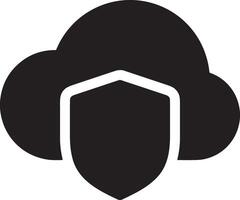 Cloud icon symbol image. Illustration of the hosting storage design vector