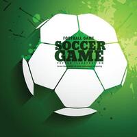 abstract soccer game sports background design vector