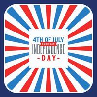 4th of july celebration background vector