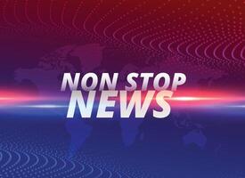 non stop news concept background vector