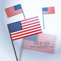 american flags background vector