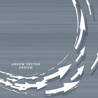 arrows moving in circular form concept design vector