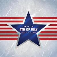 american 4th of july background vector