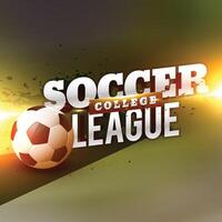 sports football soccer background design template vector